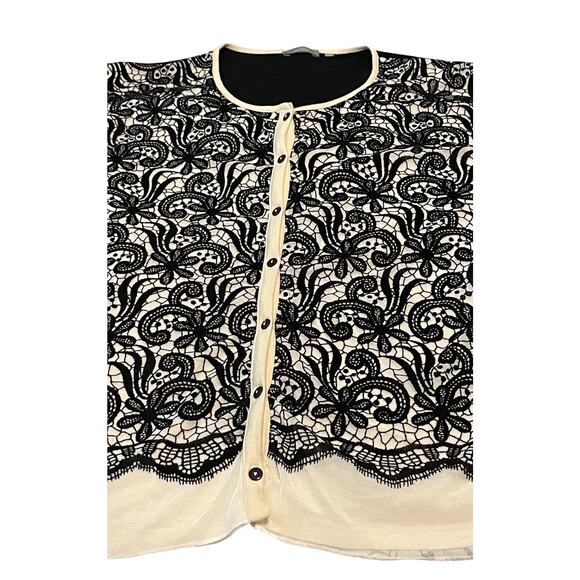 AMBEE 2-PC. SLEEVELESS MIDI DRESS & JACKET, WOMENS, XXL, TAN BLACK-ABSTRACT - Picture 8 of 12